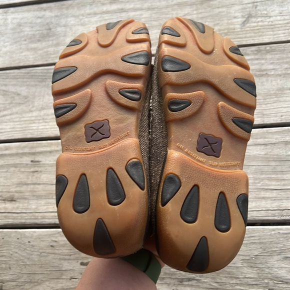 TWISTED X Men's Driving Moc Boat Shoes Eco Dust Size 8 - Picture 7 of 11